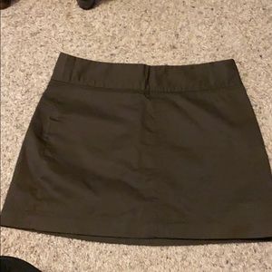 Dark brown mini skirt